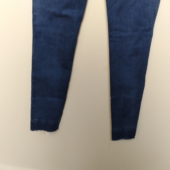 Rag & Bone Medium Wash Ankle Skinny Frayed Hem Midrise Jeans Size 25 - Picture 9 of 14